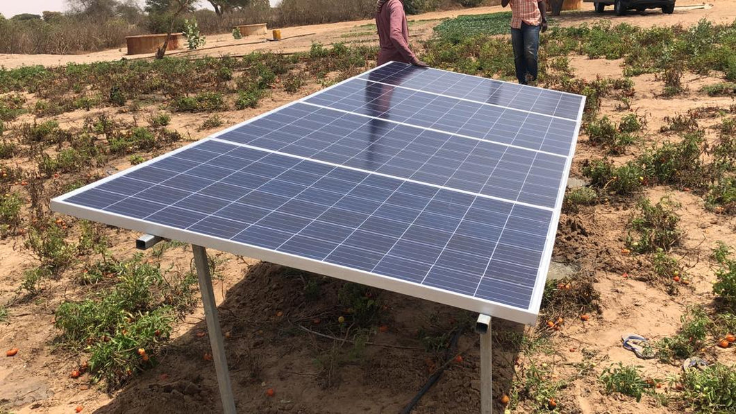 Pompage d'eau par énergie solaire au Sénégal