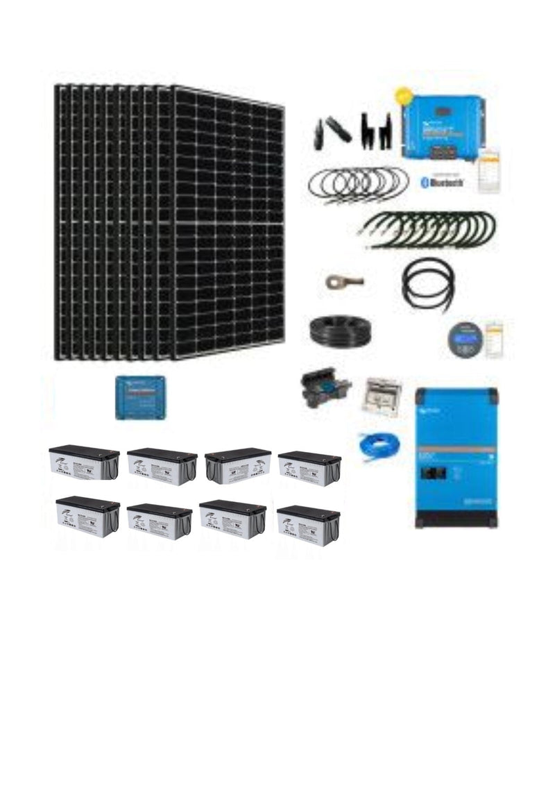 Kit solaire 1000W autonome 800VA/24V 230V - Stockage 5280wh - VICTRON  ENERGY AP5-Pack 955-defaultCombination